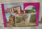 Widokówka Pocztówka  Sucha Beskidzka Hotel Kino Smrek Zamek 