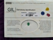 Szmaragd 100 % naturalny na złoty pierścionek - 0.75 ct. _ Certyfikat GIL 