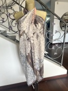 Chusta szal pareo sarong z lnu len 180 cm x 90 cm