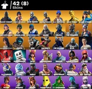 Konto fortnite [PC] 42 skins | Black Knight | Sparkle Specialist i więcej