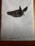 Akwarela motyw myśliwski Fritz