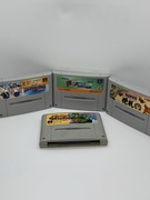 Nintendo Super Famicom Snes zestaw 4 gier
