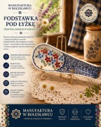 Podstawka ceramiczna pod łyżkę ceramika Bolesławiec