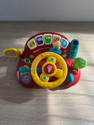 Kierownica małego rajdowca zabawka interaktywna Vtech język angielski