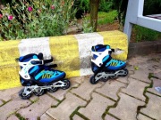 Rolki niebiesko-czarne okselo fit 5 junior 38-41