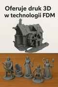 Druk 3D na życzenie - figurki/tereny/podstawki/rpg