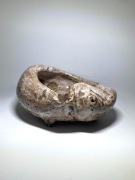 Popielnica / moździerz, ceramika artystyczna vintage, fat lava