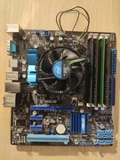 Płyta Główna ASUS 1156 P7P55-M + i5 750 + 8GB DDR3 + radiator intel