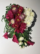 Wiązanka stroik kompozycja nagrobna serce