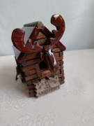 Drewniany domek rybacki z USA, przesłany przed wielu laty z Minnesoty