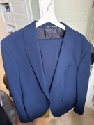 Zara męski garnitur granatowy 