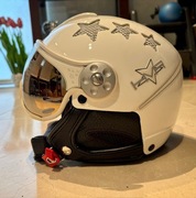 Damski kask z przyłbicą HMR Swarovski H2 57/M-OKAZJA!