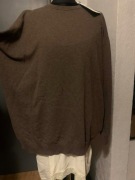 ZARA sweter tunika oversize z wełną kaszmirem wielofunkcyjny asymetryczny