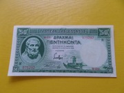 Grecja 50 Drachmai 1939 Pick 107 UNC-