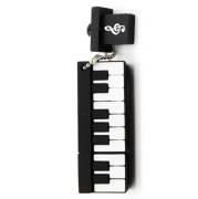Pamięć przenośna USB 2.0 w kształcie pianina USB z brelokiem
