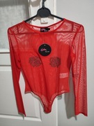 Nowe prześwitujące body na długi rękaw NA-KD