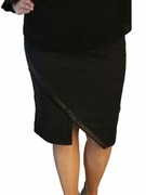 Spódnica ołówkowa asymetryczna 42/44 XXL/3XL