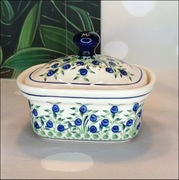 Maselnica maselniczka duża głęboka ceramika Bolesławiec Z.C.B.