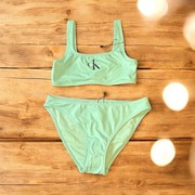 Miętowy strój kąpielowy Calvin Klein XS, nowy