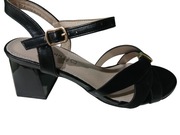 Sandałki damskie  kolor czarny rozmiar 36