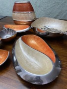 Produkty Artisan d'Orient - komplet aluminiowych ręcznie robionych naczyń