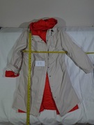 (17) GAP -płaszczyk damski, jesienno -zimowy, z odpinaną podpinką +kaptur.