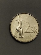 Sprzedam monetę Słowacja 2 korony 2002r. stan db.