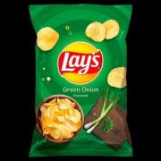 Chipsy lays paczka promocyjna zielona cebulka 25gratis