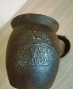 Kubek metalowy 3/4l Zawiercie Poręba zabór rosyjski