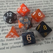 Wulkan- Mieszany zestaw kości RPG