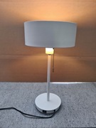 Lampa stołowa, biurowa, nocna, z USB. Biało-złota, stan idealny.