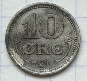 #4017 Dania 10 ore 1919  srebro 