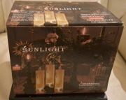 12  sztuk BROKATOWA ŚWIECZKA LED ELEKTRYCZNA 15CM