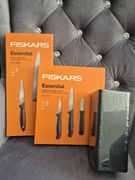 Zestaw 5szt noży kuchennych fiskars essential Nowe obieraczka + blok