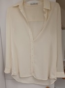 Koszula mango xs 34 ecru kremowa 