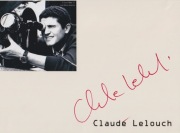 Autografy_pl Claude Lelouch fotografia 15x21 cm z autografem 