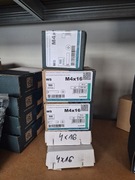 Wkręt M4x16 metryczny stożkowy z pełnym gwintem ze stali nierdzewnej