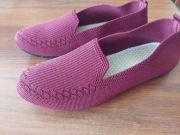 Nowe buty letnie r41,5,wkładka 26,2cm,miękkie,wygodne,kolor ciemny bordowy 