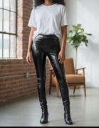 Spodnie skórzane jak folia