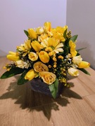 Stroik wiosenny , do domu lub na grób .ST68