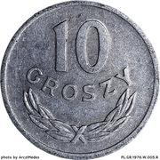 10 groszy 1976, Polska