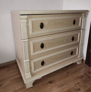 Meble VOX Romantica dąb bielony komoda szafka