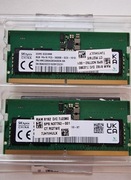 Pamięć RAM DDR5 SK Hynix 16GB SO-DIMM 2X8 GB 5600B MHz 