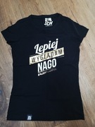 T-shirt czarny Enjoy Karma S