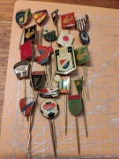 Czechy Czechosłowacja oznaki sportowe klubowe itp. zestaw