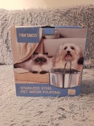 Fontanna dla psa/kota 3,2L – stal nierdzewna | Pectaco | Outlet Amazon