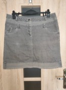 197 Szara spódnica jeansowa rozmiar 46