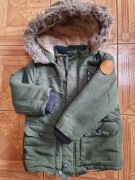 Kurtka zimowa z futerkiem rozm. 110, 4-5 lat