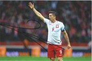 Robert LEWANDOWSKI autograf! zdjęcie 10x15 POLSKA PZPN BARCELONA