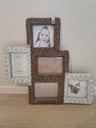 Riviera Maison rattanowa ramka na 5 zdjęć